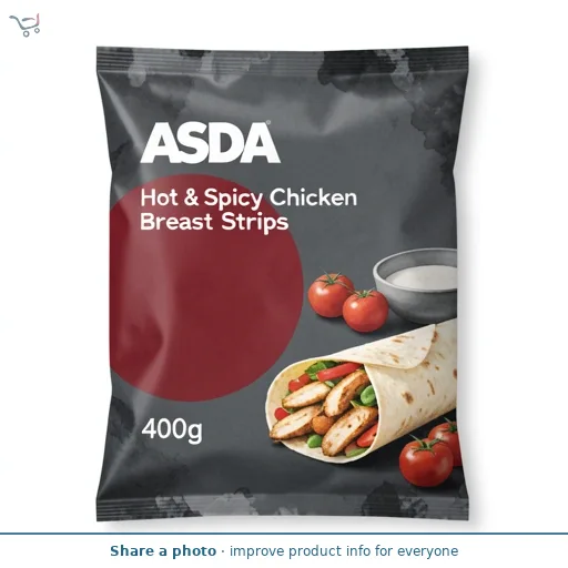 ASDA Hot & Spicy Chicken Breast Strips 400g