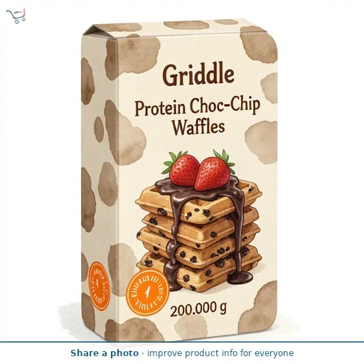 Griddle Protein Choc-Chip Waffles
