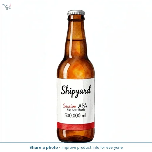 Shipyard Session APA Ale Beer Bottle