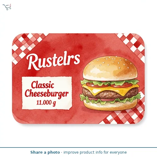 Rustlers Classic Cheeseburger   111g