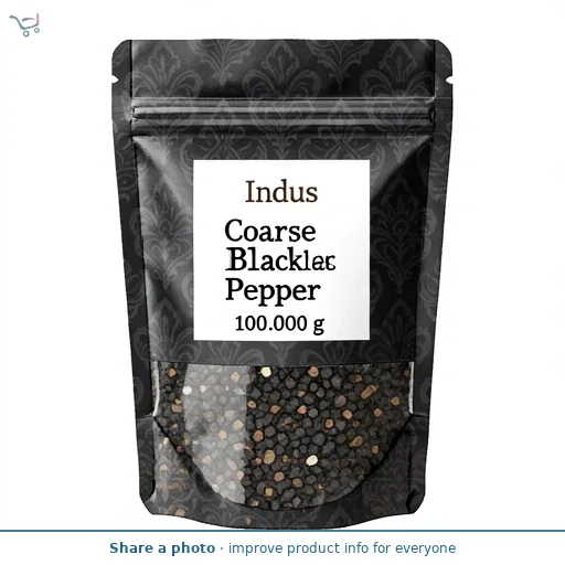 Indus Coarse Black Pepper 100g