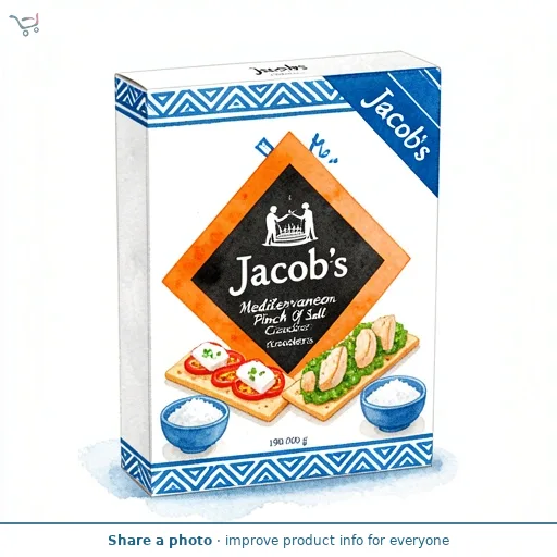 Jacob's Mediterranean Pinch Of Salt Crackers