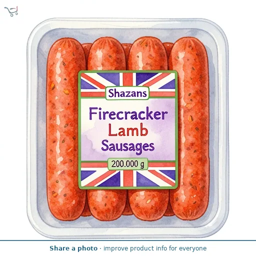 Shazans Firecracker Lamb Sausages 