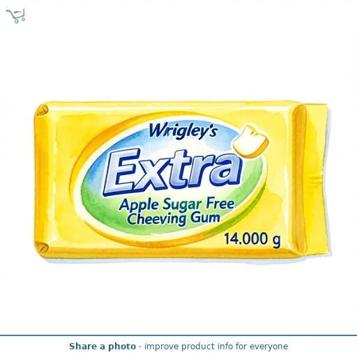 Wrigley's Extra Apple Sugar Free Chewing Gum 14g