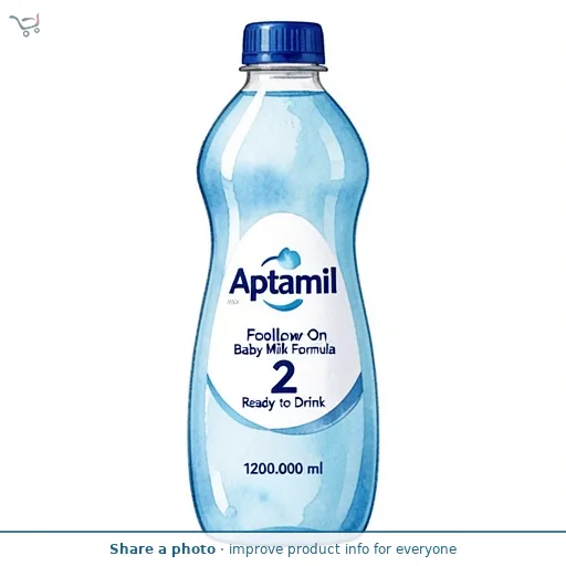 Aptamil 2 Follow On Baby Milk Formula Liquid Ready to Drink   6 x 200ml