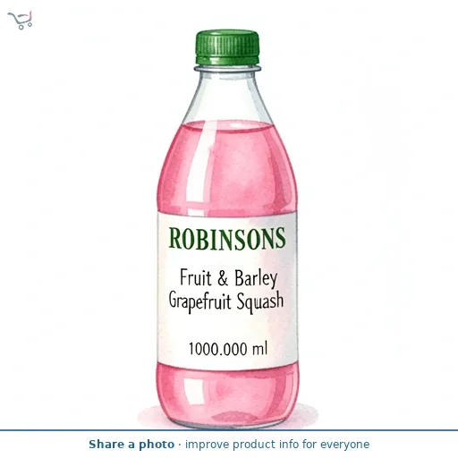Robinsons Fruit & Barley Grapefruit Squash