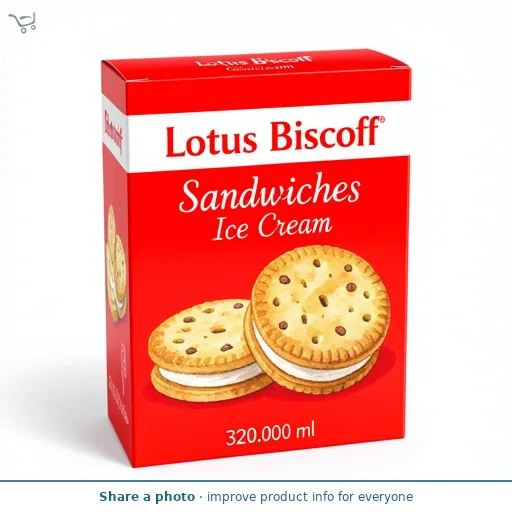 Lotus Biscoff Sandwiches Ice Cream
