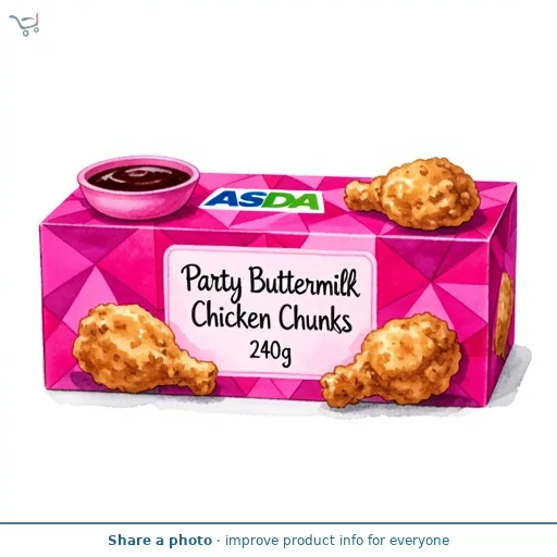 ASDA Party Buttermilk Chicken Chunks 240g