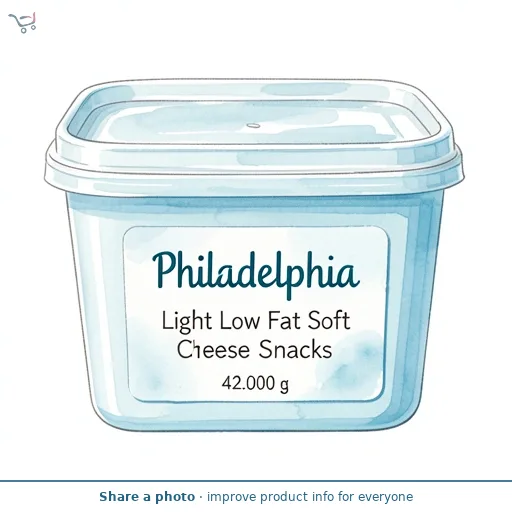 Philadelphia Light Low Fat Soft Cream Cheese Snacks