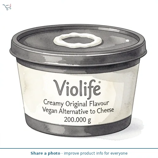 Violife Creamy Original Flavour Vegan Alternative to Cheese 200g