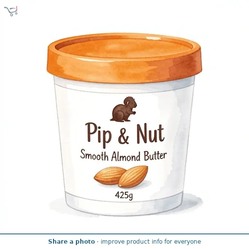 Pip & Nut Smooth Almond Butter   425g