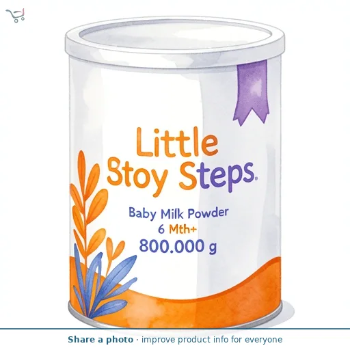 LITTLE STEPS Follow-On Baby Milk Powder Formula 6 Mth+ 800g