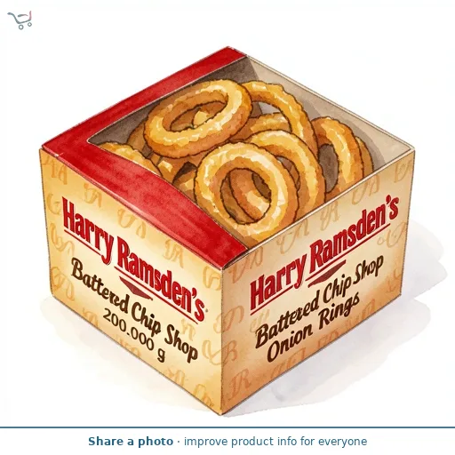 Harry Ramsden's Battered Chip Shop Onion Rings 200g