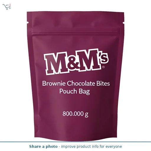 M&M's Brownie Chocolate Bites Pouch Bag