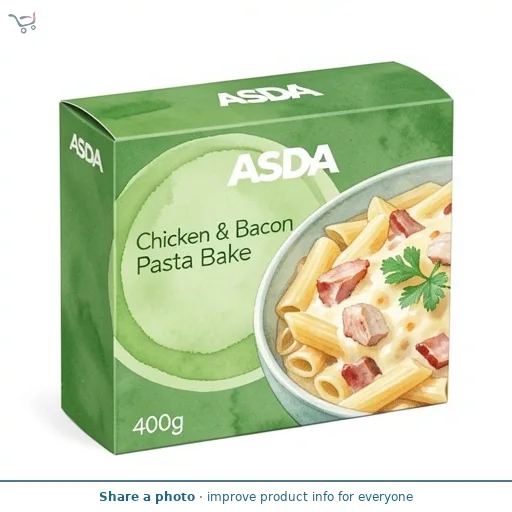 ASDA Chicken & Bacon Pasta Bake 400g