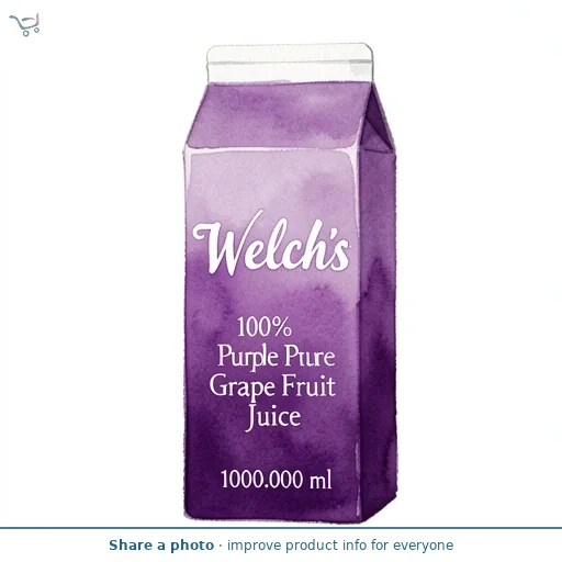 Welch's Purple Grape Juice 1L
