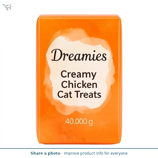 Dreamies Creamy Snack Cat & Kitten Treat with Chicken 4 x 10g