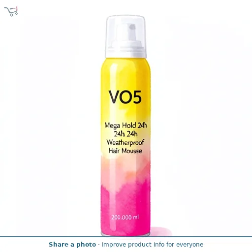 VO5 Mega Hold 24h Weatherproof Hair Mousse