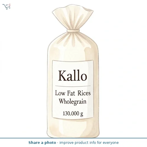 Kallo Low Fat Rice Cakes Wholegrain