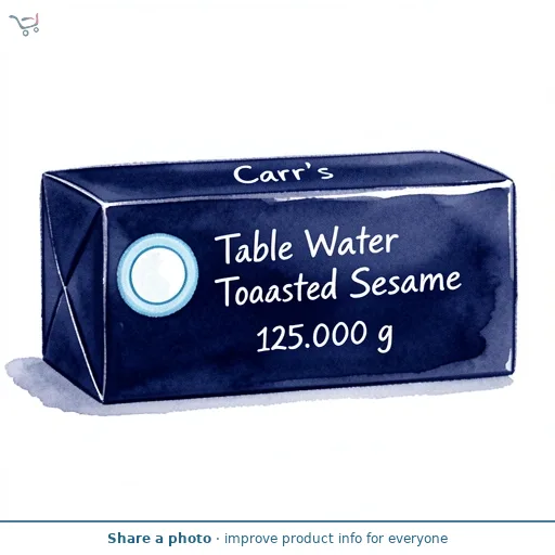 Carr's Table Water Toasted Sesame 125g