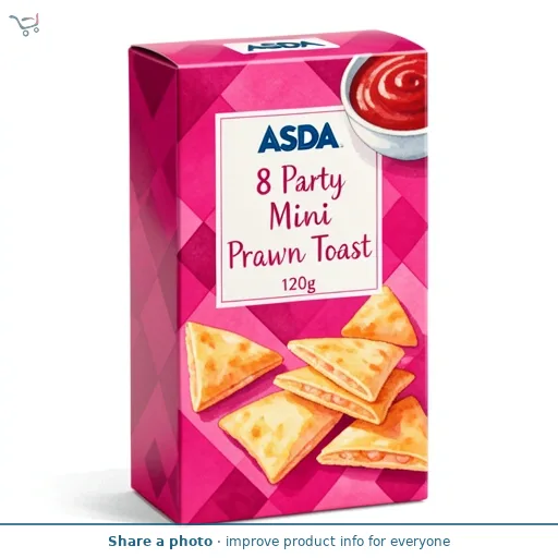ASDA 8 Party Mini Prawn Toast 120g