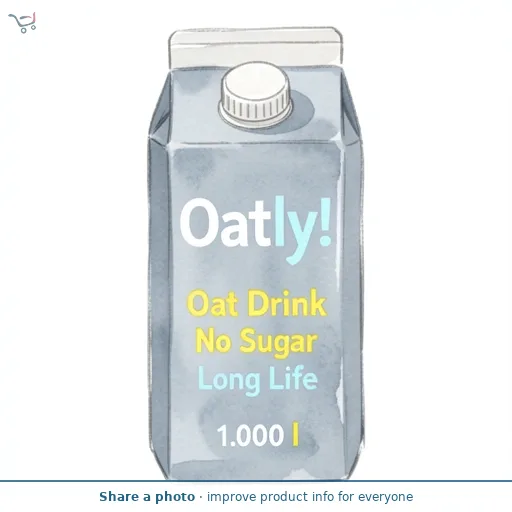 Oatly Oat Drink No Sugar Long Life 1L