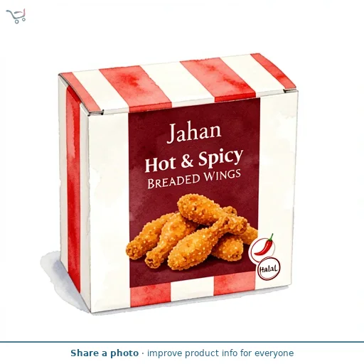 Jahan Hot & Spicy Breaded Wings 600g