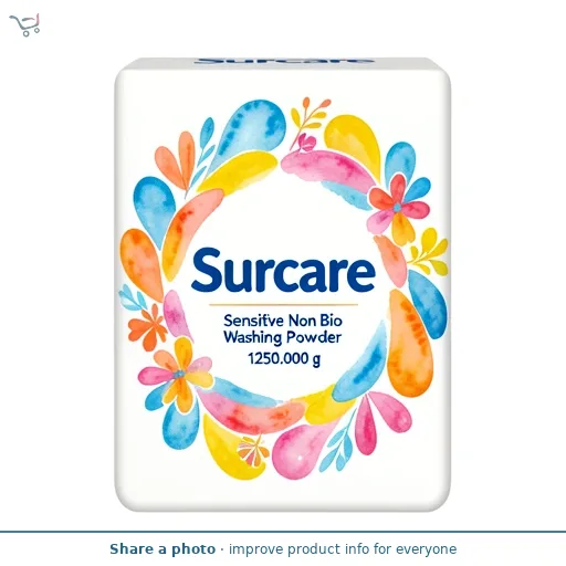 Surcare Sensitive Non Bio Washing Powder 1.25kg