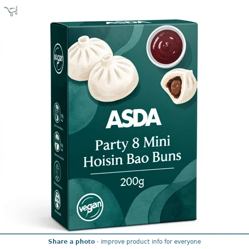 ASDA Party 8 Mini Hoisin Bao Buns 200g