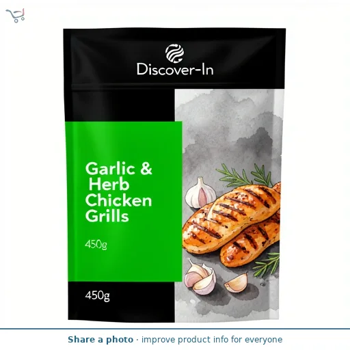 Discover-In Garlic & Herb Chicken Grills 450g