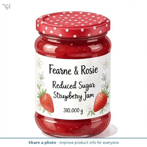 Fearne & Rosie Reduced Sugar Strawberry Jam 