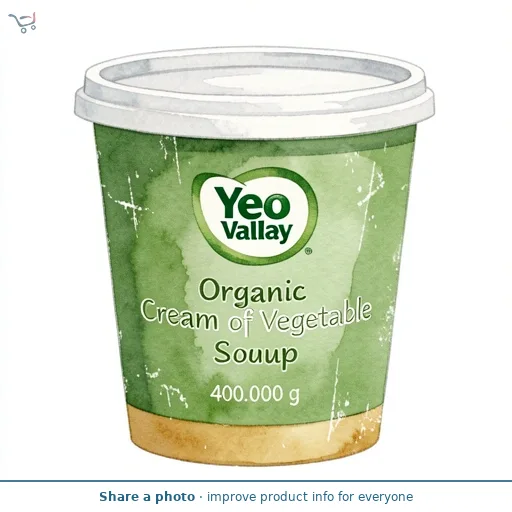 Yeo Valley Organic Cream of Vegetable Soup 400g