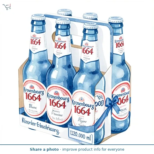 1664 Blanc Premium Lager Beer Bottles