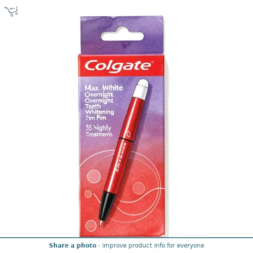 Colgate Max White Overnight Teeth Whitening Pen 35 Nightly Treatments