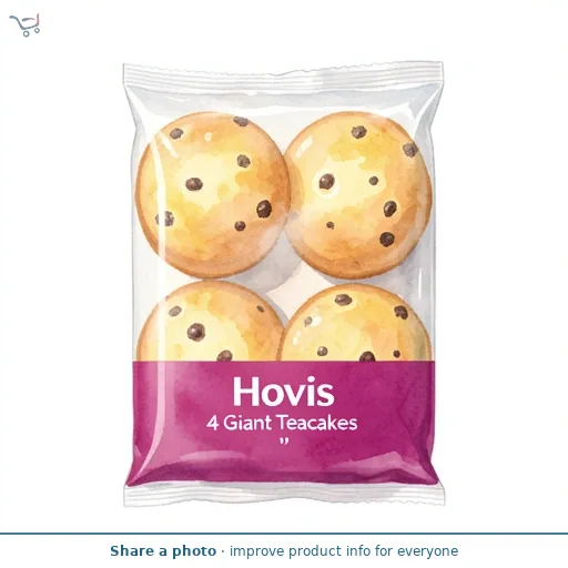 Hovis 4 Giant Teacakes
