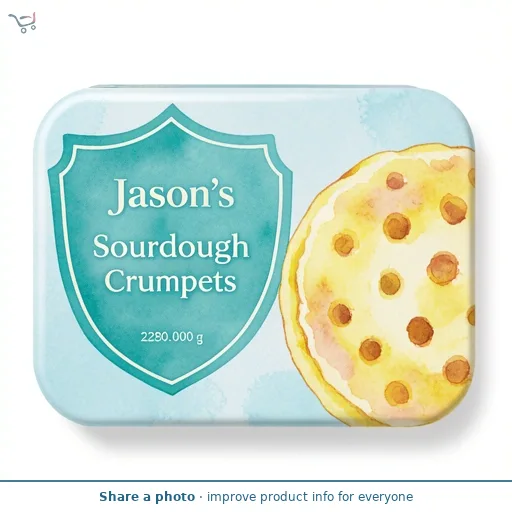 Jason's Sourdough Crumpets