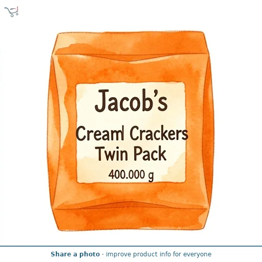 Jacob's Original Cream Crackers Twin Pack