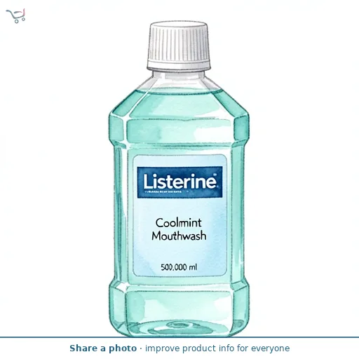 Listerine Listerine Cool Mint Mouthwash 500ml