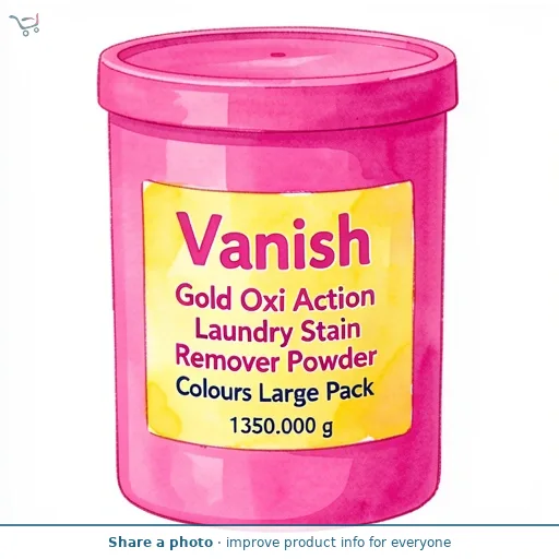 Vanish Gold Oxi Action Laundry Stain Remover Powder Colours Large Pack