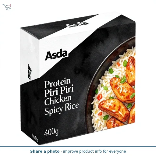 Asda Protein Piri Piri Chicken with Spicy Rice 400g