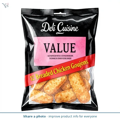 Deli Cuisine 12 Breaded Chicken Goujons