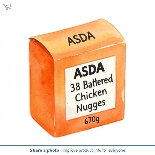 ASDA 38 Battered Chicken Nuggets 670g