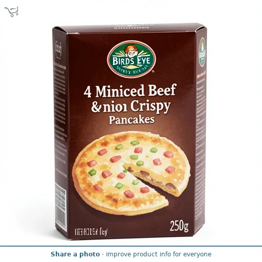 Birds Eye 4 Minced Beef & Onion Crispy Pancakes 250g