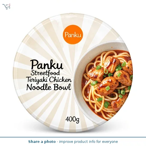 Panku Streetfood Teriyaki Chicken Noodle Bowl 400g