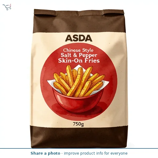 ASDA Chinese Style Salt & Pepper Skin-On Fries 750g