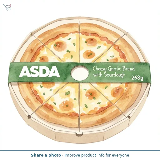 ASDA Cheesy Garlic Bread with Sourdough 268g