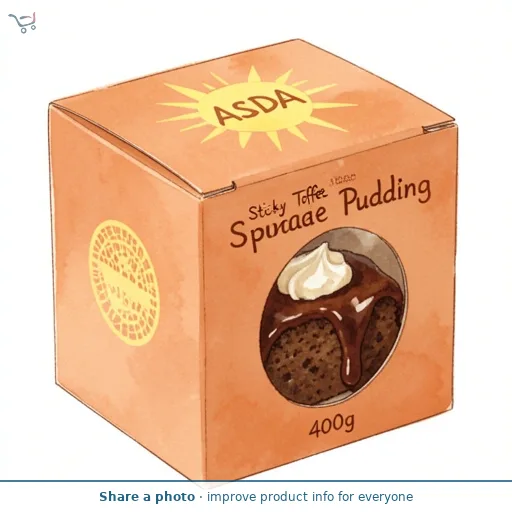 ASDA Sticky Toffee Sponge Pudding 400g