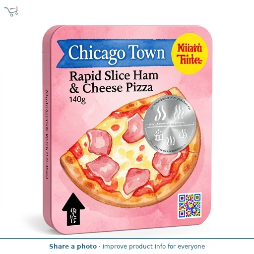 Chicago Town Rapid Slice Ham & Cheese Pizza 