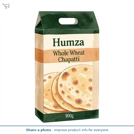 Humza Whole Wheat Chapatti 900g