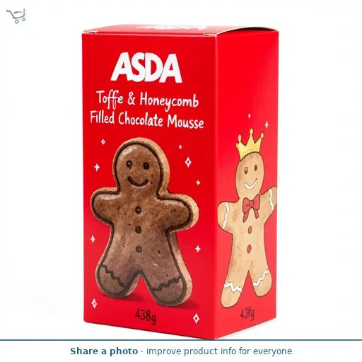 ASDA Toffee & Honeycomb Filled Chocolate Mousse 438g